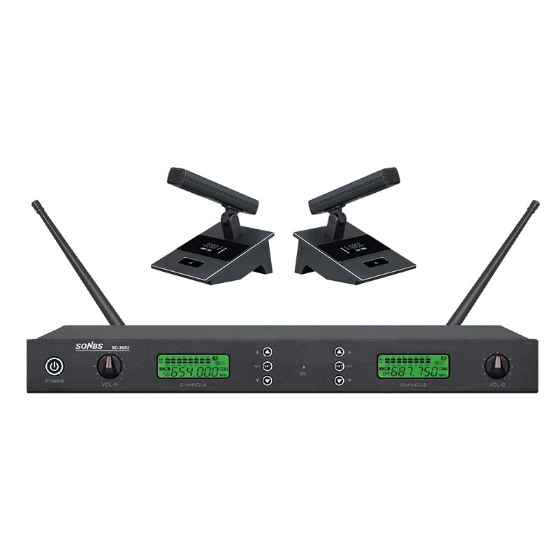 SC-302U UHF Wireless Conference Microphones